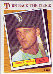 1986 Topps Baseball Cards      405     Roger Maris TBC